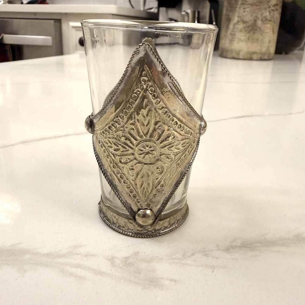 Vintage glass holder - Rare - Very Delicate Design Work - Picture 2 of 10